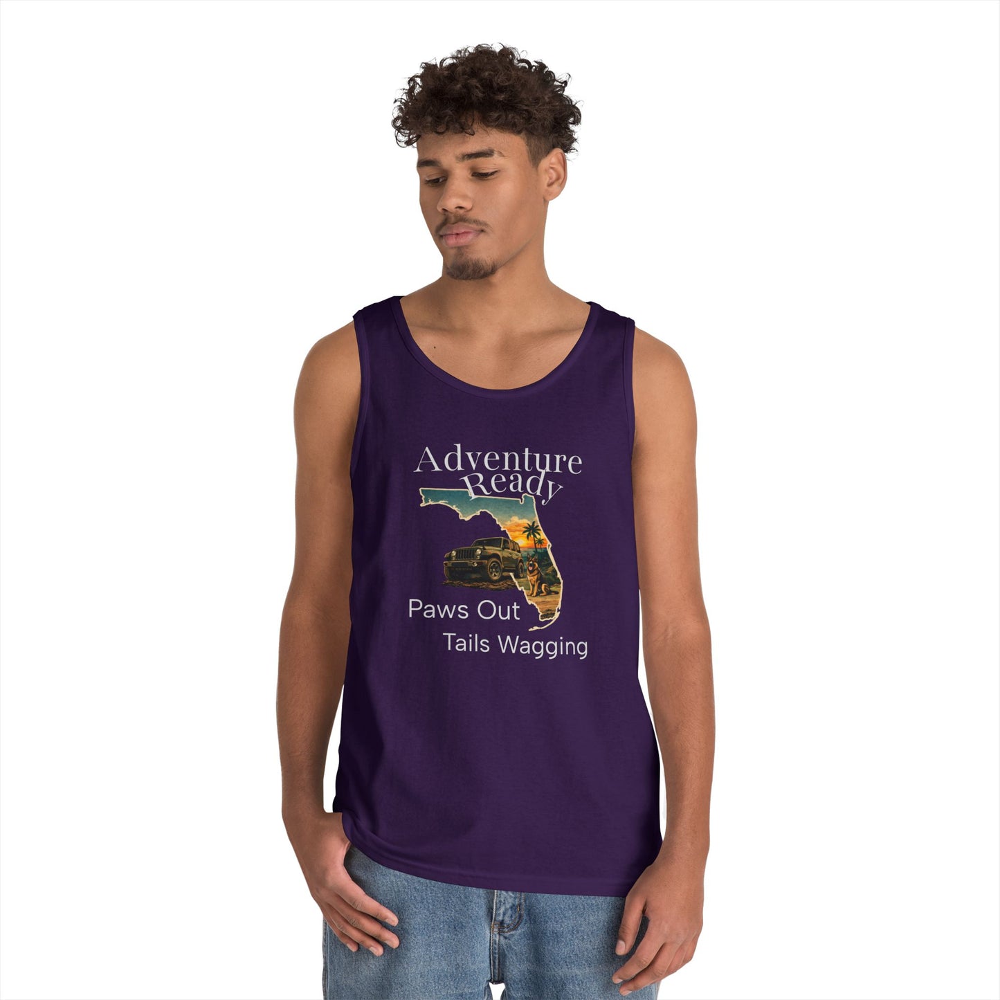Florida Sunset Jeep Dog Tank Top – Adventure Ready | Trail Paws Supply Co