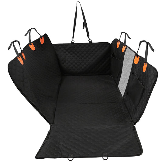 Trail Paws Waterproof Dog Car Seat Cover – Heavy-Duty Back Seat Protector for SUVs, Trucks, Jeeps & Pet Travel