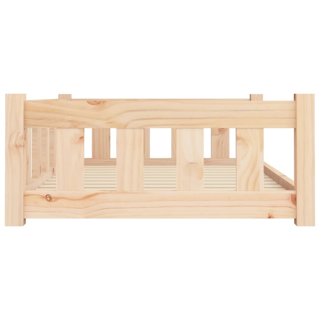 Dog Bed 37.6"x25.8"x11" Solid Wood Pine
