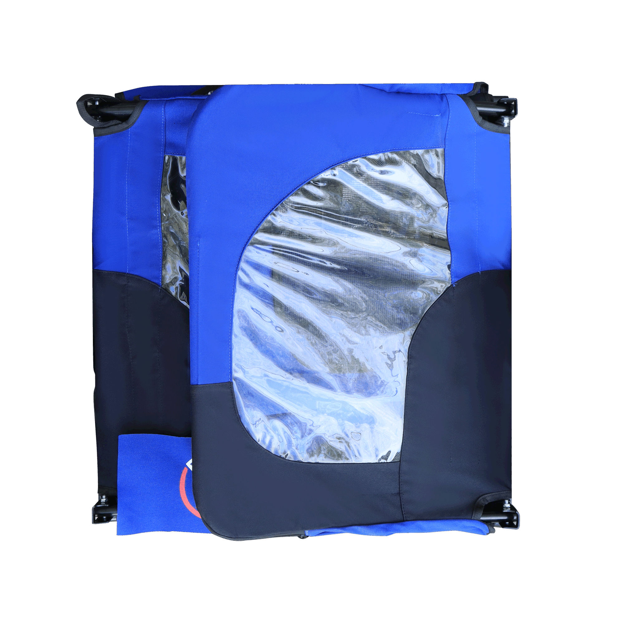 Blue High Quality 16 inch air wheel Pet Bike Trailer for Dogs Foldable Bicycle Pet Trailer