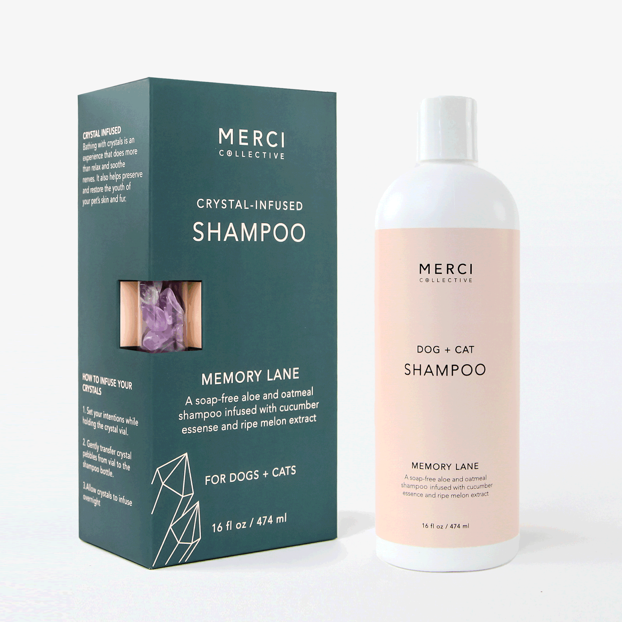 Crystal Infused Luxury Pet Shampoo