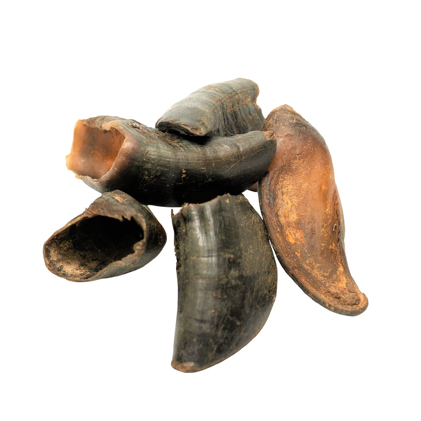 Water Buffalo Hooves-100% Natural; High Protein; Long-Lasting; Grain-Free; Gluten-Free; Dog Dental Treat & Chews; 4 COUNT-10 oz