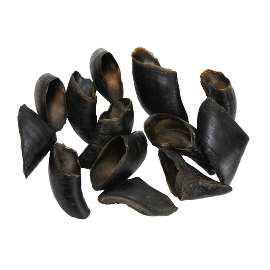 Water Buffalo Hooves-100% Natural; High Protein; Long-Lasting; Grain-Free; Gluten-Free; Dog Dental Treat & Chews; 4 COUNT-10 oz