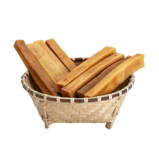 Dog Churpi Chew-100% Natural; Himalayan Yak Hard Cheese Churpi Dog Treat & Chews; Grain-Free; Gluten-Free; Dental Chews; 15 Count-2.5 LBS