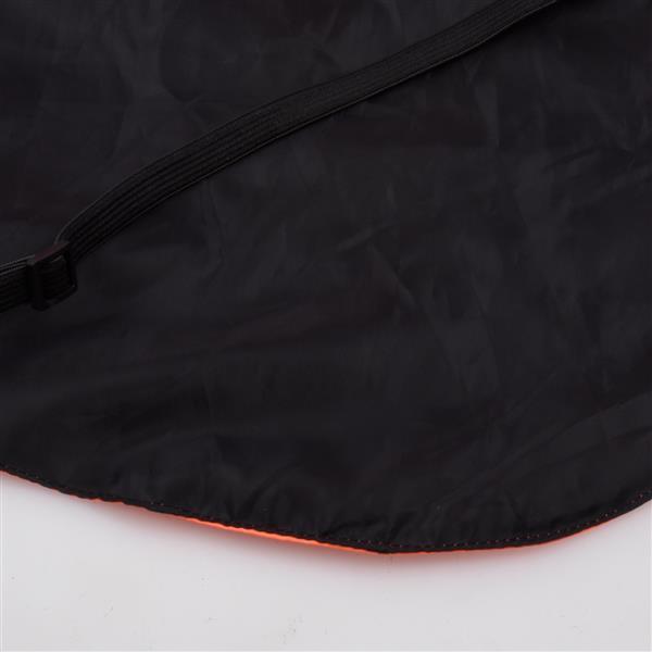 BLACKDOGGY Dog Coats Small Waterproof,Warm Outfit Clothes Dog Jackets Small,Adjustable Drawstring Warm And Cozy Dog Sport Vest-(orange, size M)