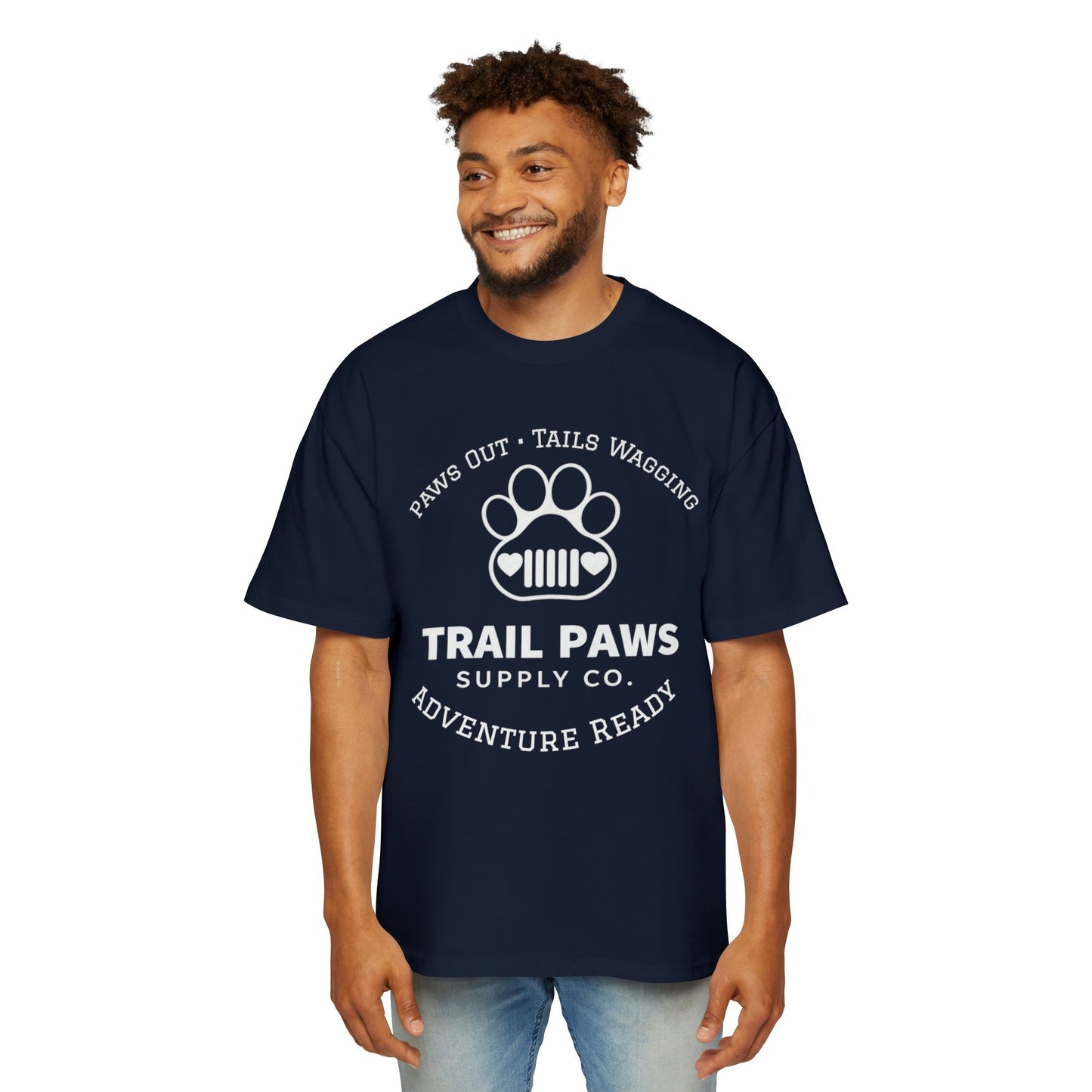 Trail Paws Tee — "Trail Paws Supply Co. Adventure Ready" Dog Lover T-Shirt