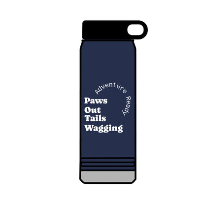 32oz Trail Paws Water Bottle – Insulated Pet Lover Flask