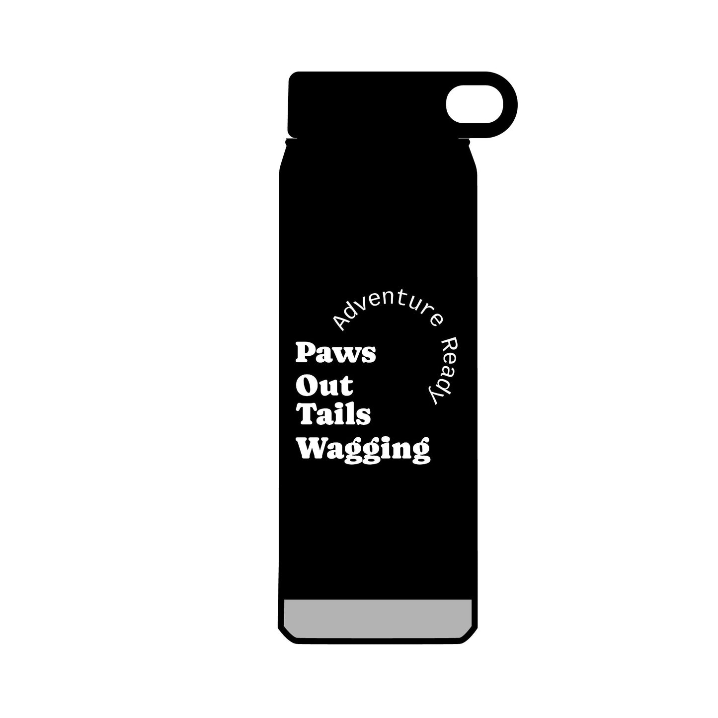 32oz Trail Paws Water Bottle – Insulated Pet Lover Flask