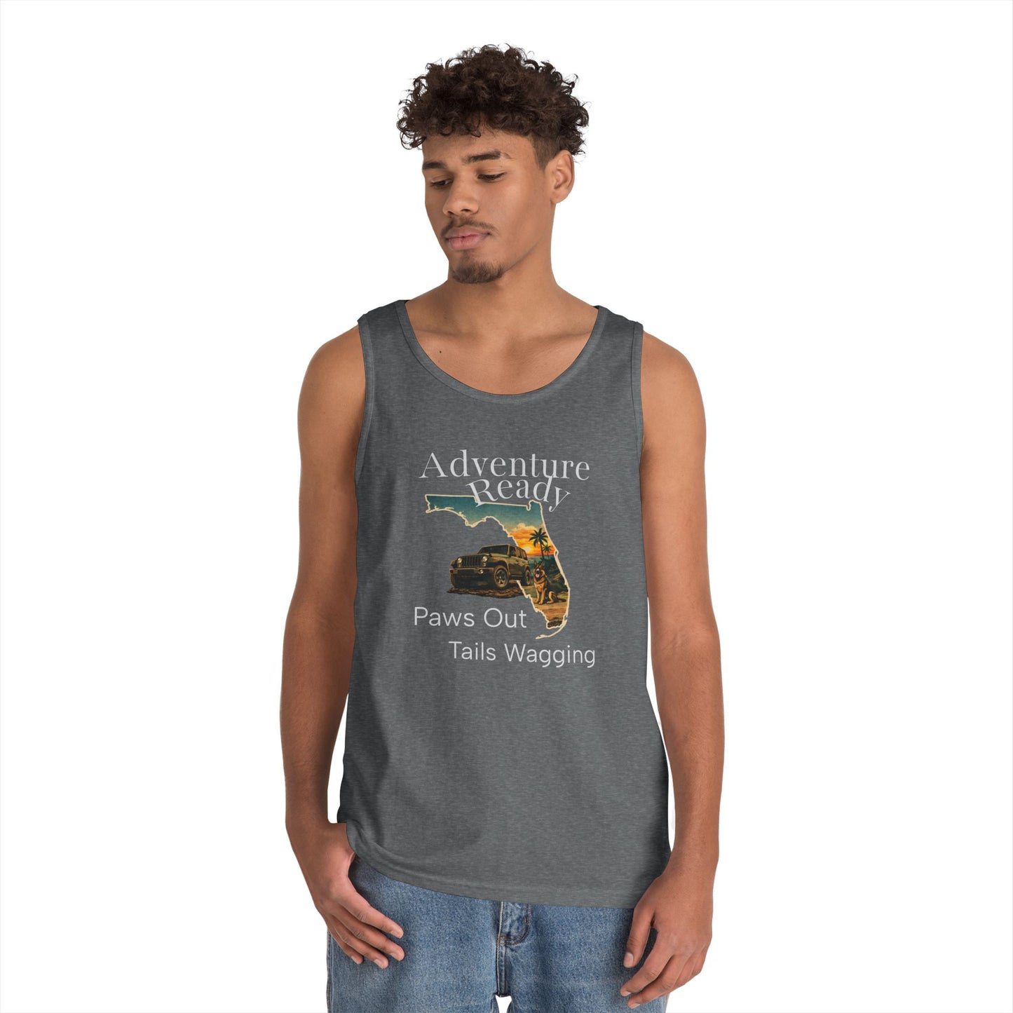 Florida Sunset Jeep Dog Tank Top – Adventure Ready | Trail Paws Supply Co