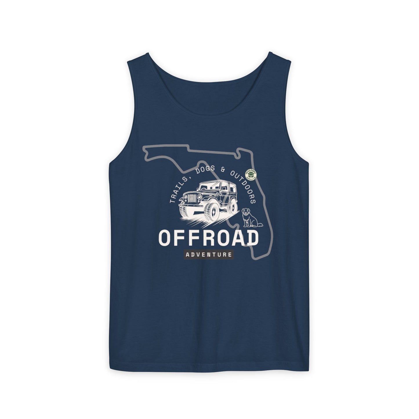 Offroad Adventure Tank Top — Florida Jeep Outdoors Travel Graphic