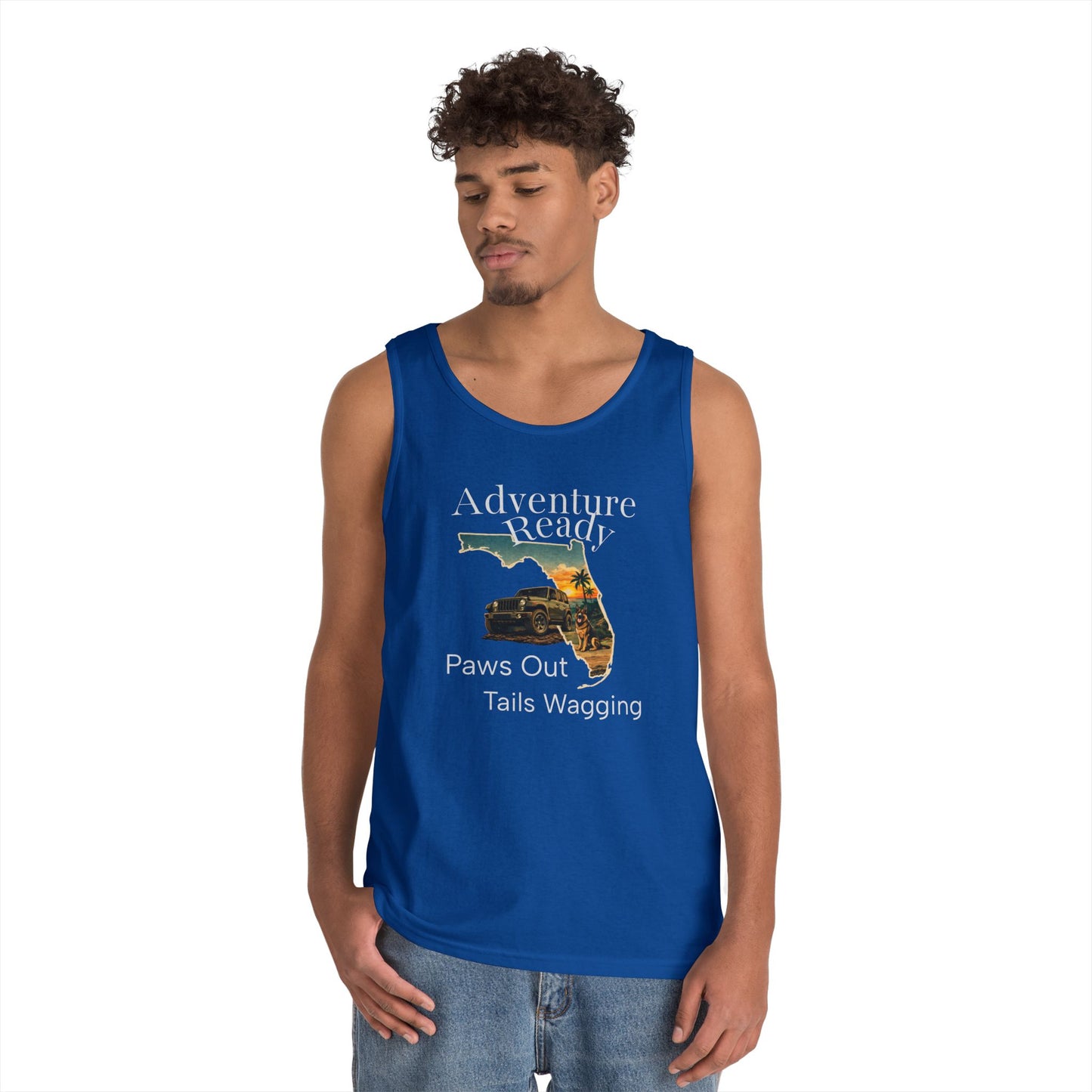 Florida Sunset Jeep Dog Tank Top – Adventure Ready | Trail Paws Supply Co