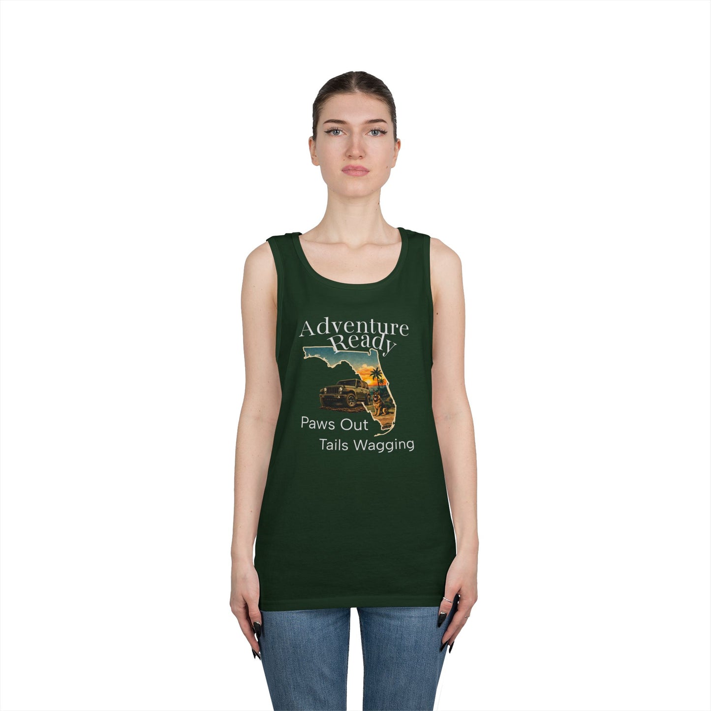 Florida Sunset Jeep Dog Tank Top – Adventure Ready | Trail Paws Supply Co