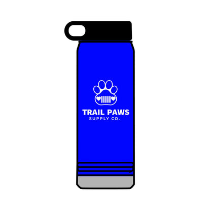 32oz Trail Paws Water Bottle – Insulated Pet Lover Flask