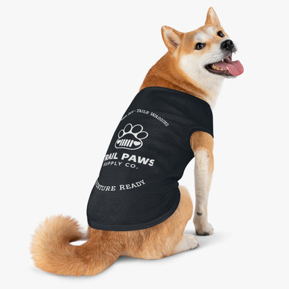 Trail Paws Dog Tank - "Paws Out · Tails Wagging" Adventure-Ready Pet Shirt
