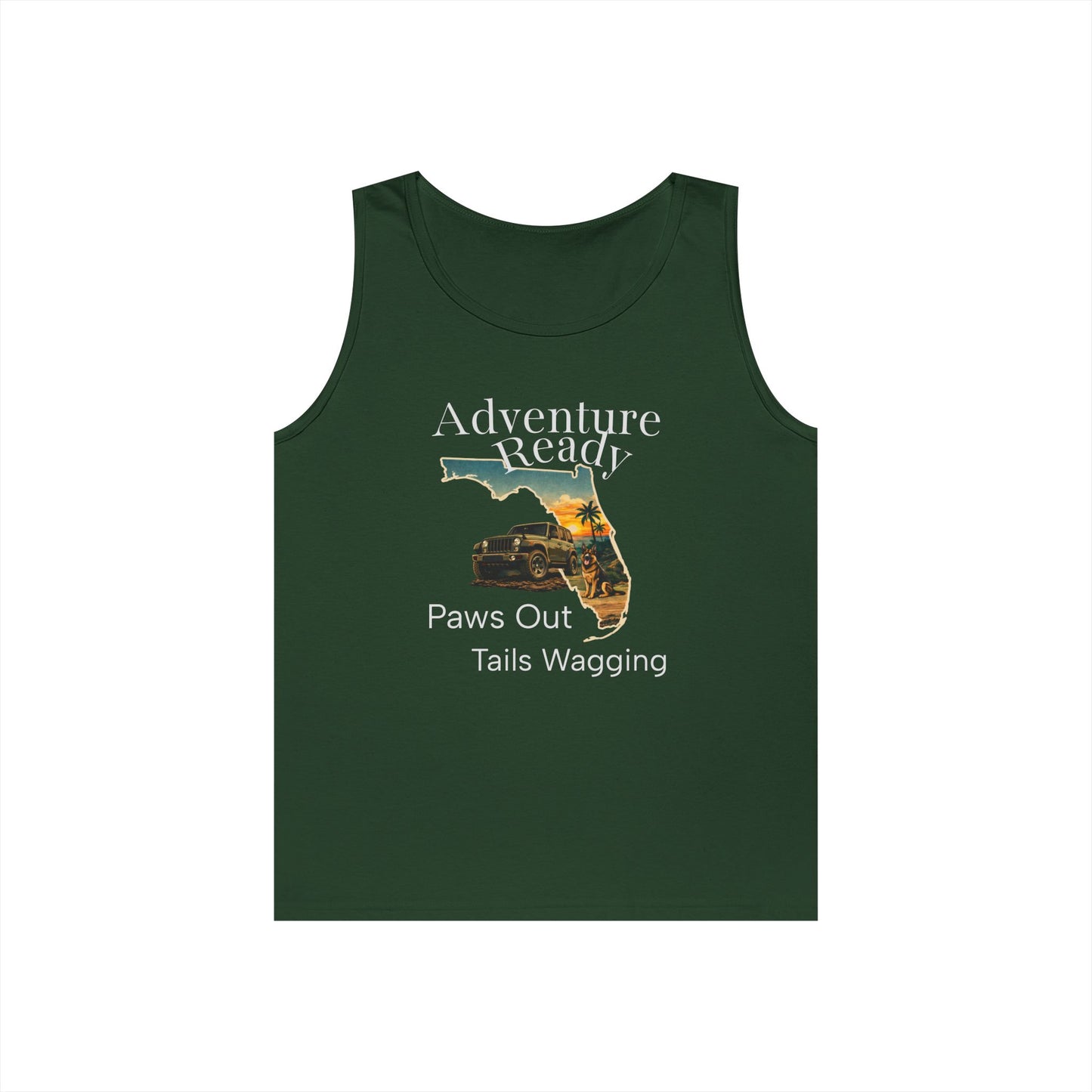 Florida Sunset Jeep Dog Tank Top – Adventure Ready | Trail Paws Supply Co