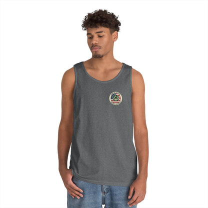 Patriotic Jeep Dog Tank Top – America 250 Trail Paws Supply Co Adventure Shirt
