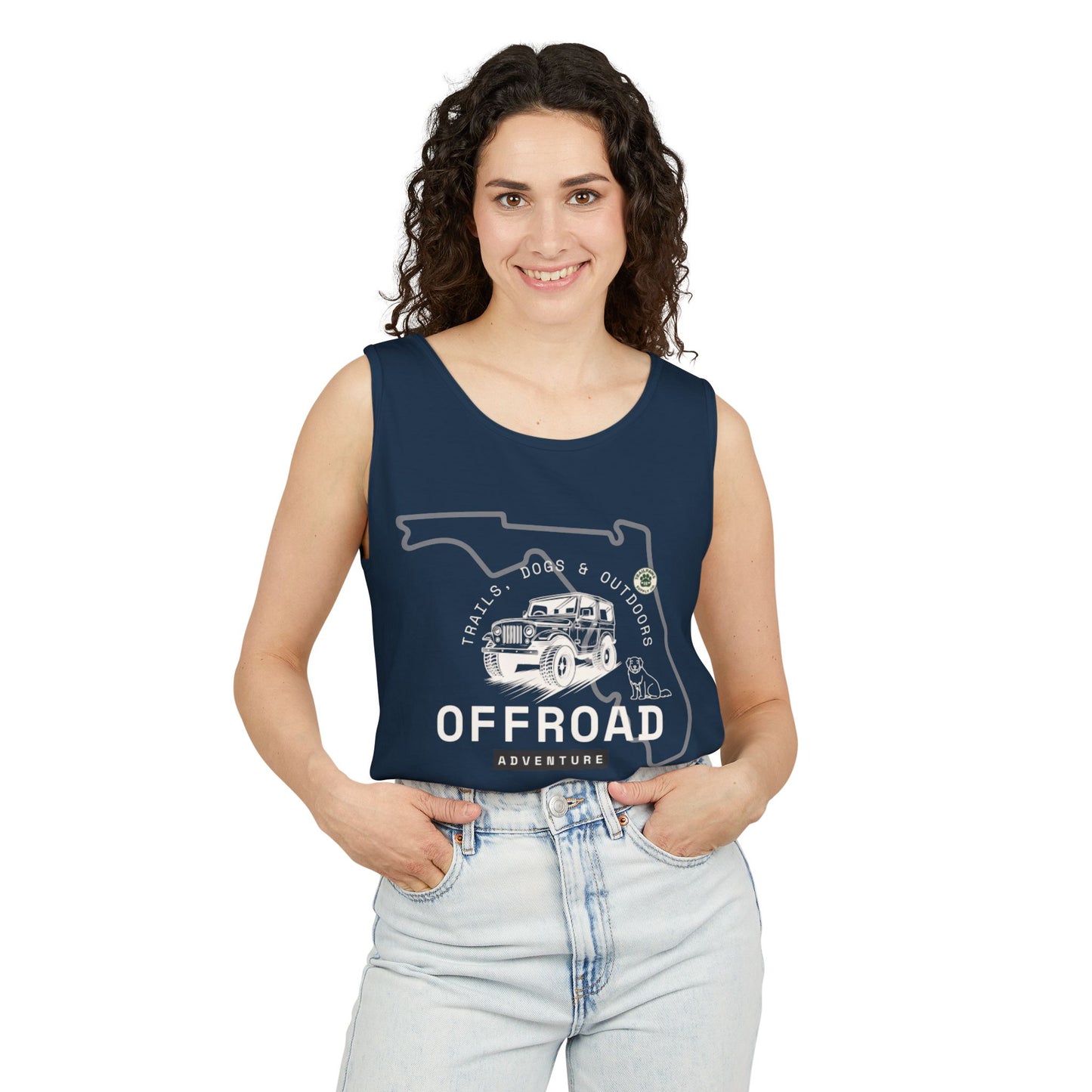 Offroad Adventure Tank Top — Florida Jeep Outdoors Travel Graphic