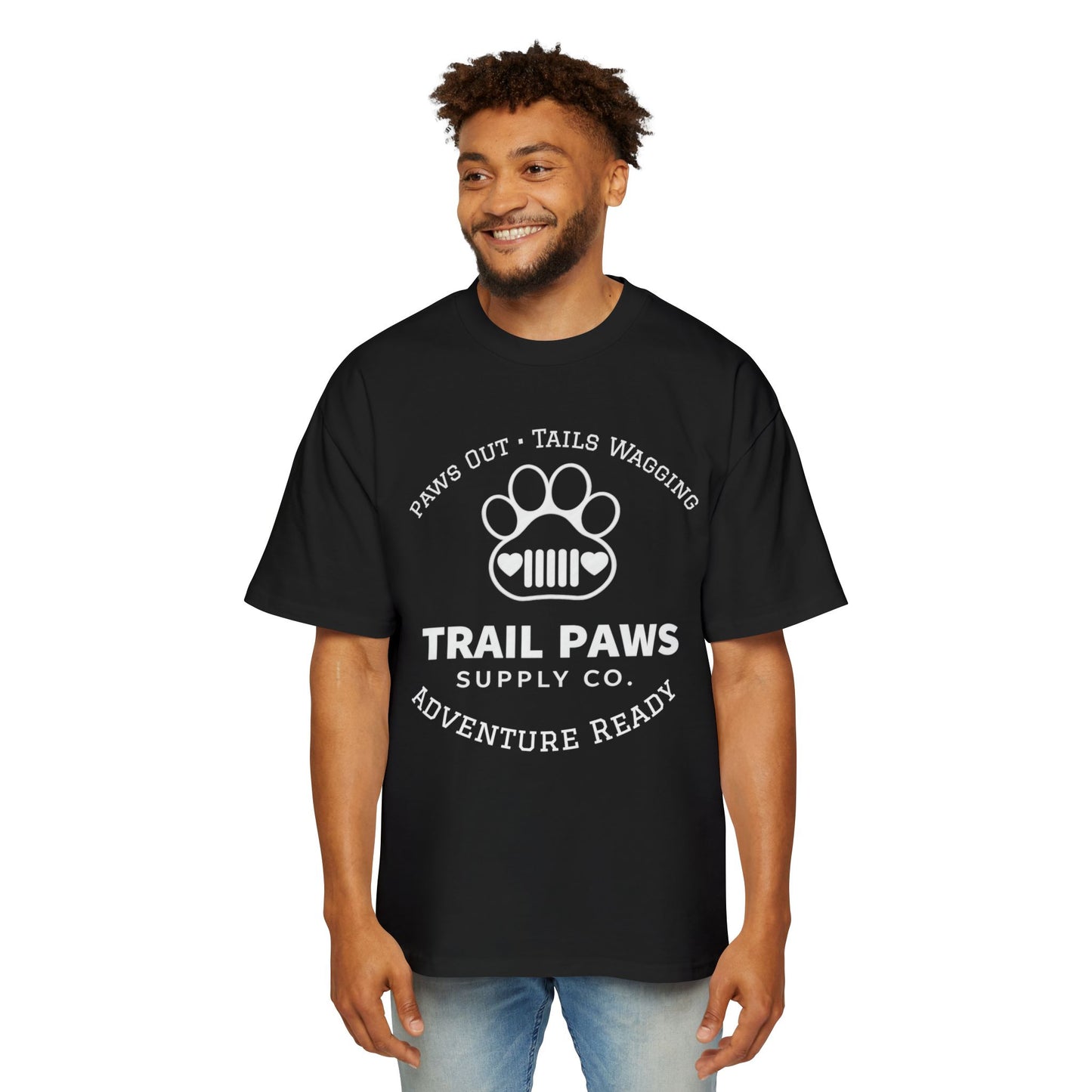 Trail Paws Tee — "Trail Paws Supply Co. Adventure Ready" Dog Lover T-Shirt
