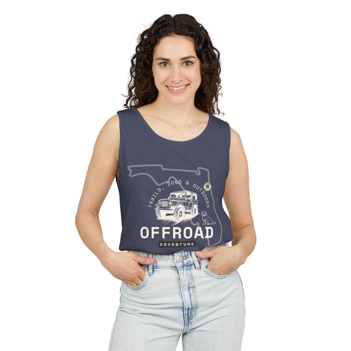 Offroad Adventure Tank Top — Florida Jeep Outdoors Travel Graphic