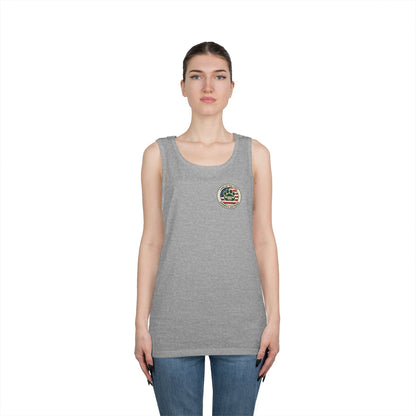 Patriotic Jeep Dog Tank Top – America 250 Trail Paws Supply Co Adventure Shirt