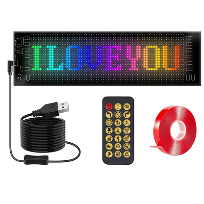 Trail Paws RGB Matrix LED Car Window Lights – Programmable Devil Eyes Display Panels for Jeeps, SUVs & Adventure Vehicles (2-Pack)