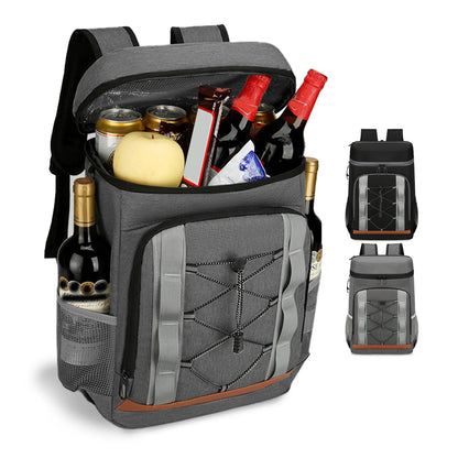 Trail Paws Leakproof Cooler Backpack – 36 Can Insulated Hiking & Camping Backpack Cooler for Travel, Beach & Outdoor Adventures