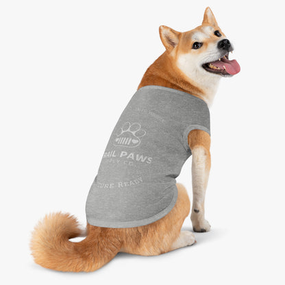 Trail Paws Dog Tank - "Paws Out · Tails Wagging" Adventure-Ready Pet Shirt