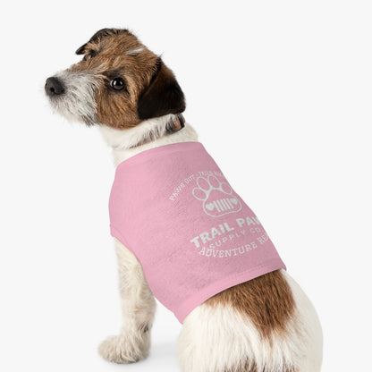 Trail Paws Dog Tank - "Paws Out · Tails Wagging" Adventure-Ready Pet Shirt