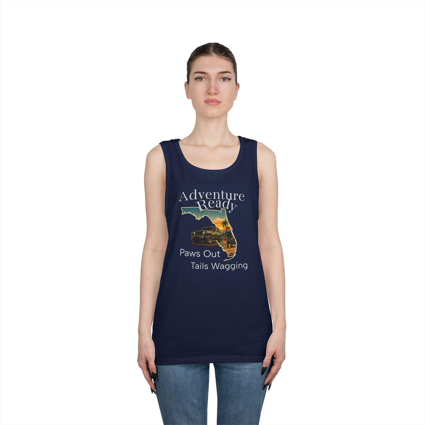 Florida Sunset Jeep Dog Tank Top – Adventure Ready | Trail Paws Supply Co