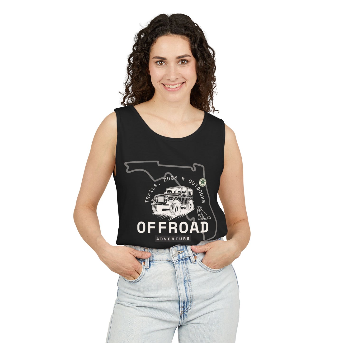 Offroad Adventure Tank Top — Florida Jeep Outdoors Travel Graphic