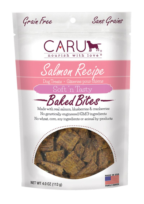 CARU Soft 'n Tasty Salmon Recipe Bites for Dogs