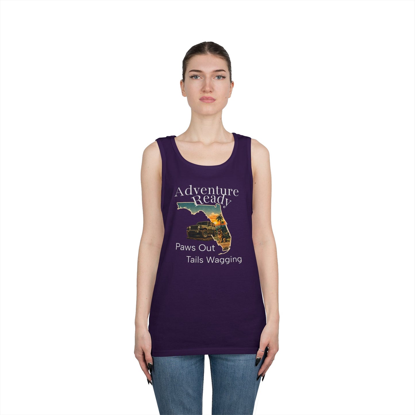 Florida Sunset Jeep Dog Tank Top – Adventure Ready | Trail Paws Supply Co