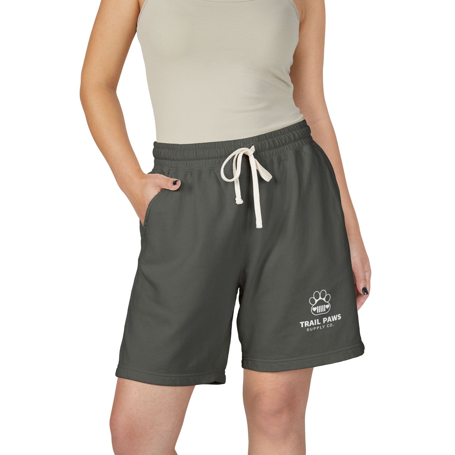 Trail Paws Women’s Fleece Shorts – Lightweight Comfort for Everyday Adventure