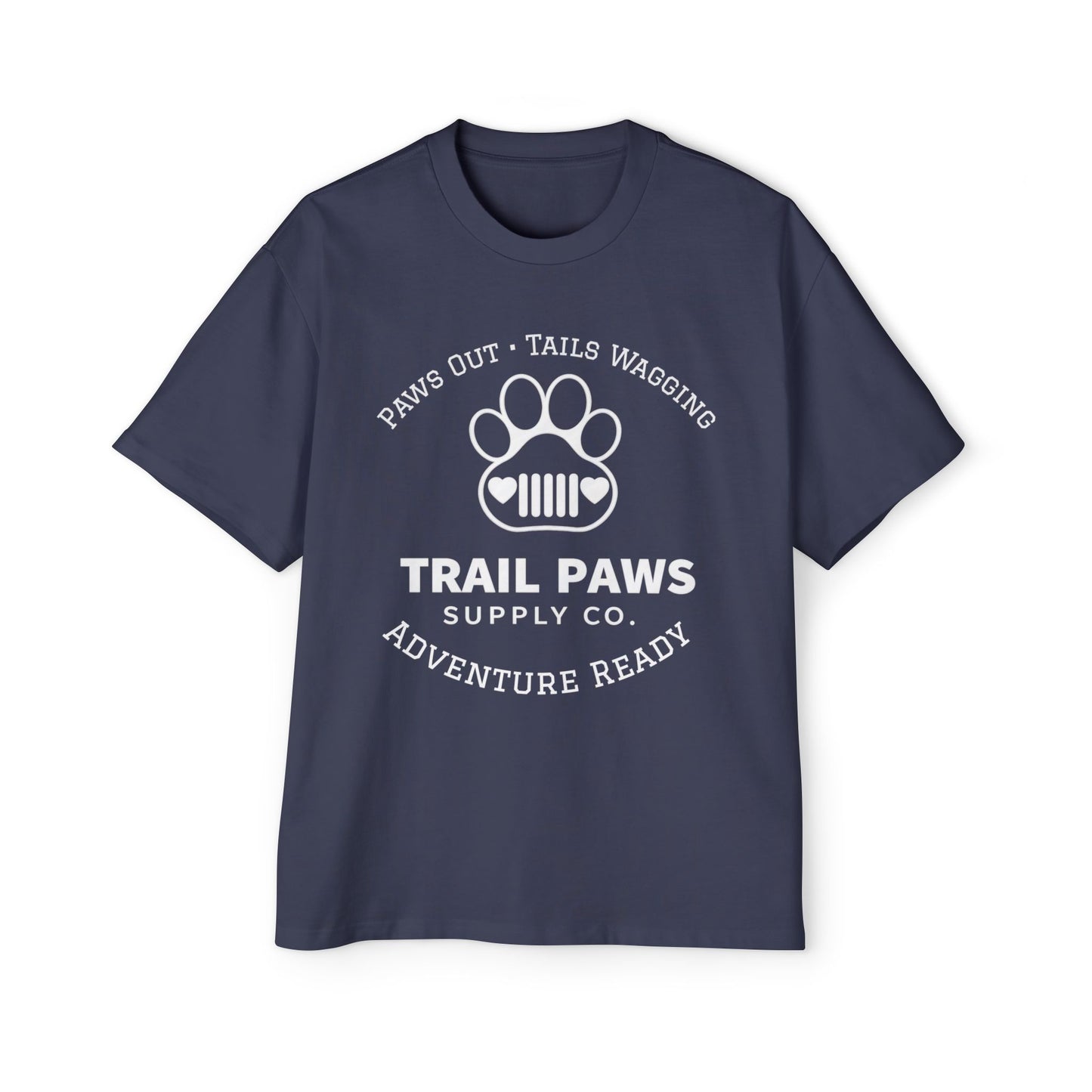 Trail Paws Tee — "Trail Paws Supply Co. Adventure Ready" Dog Lover T-Shirt