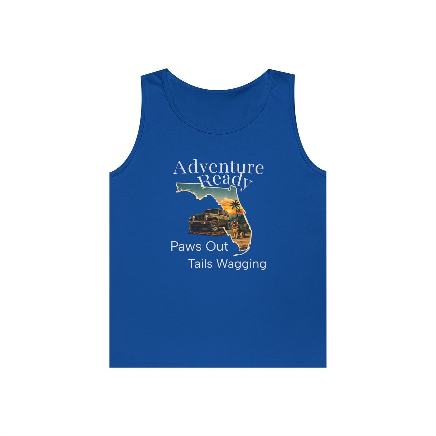 Florida Sunset Jeep Dog Tank Top – Adventure Ready | Trail Paws Supply Co