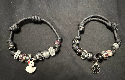 One-of-a-Kind Paracord Charm Bracelets | Trail Paws