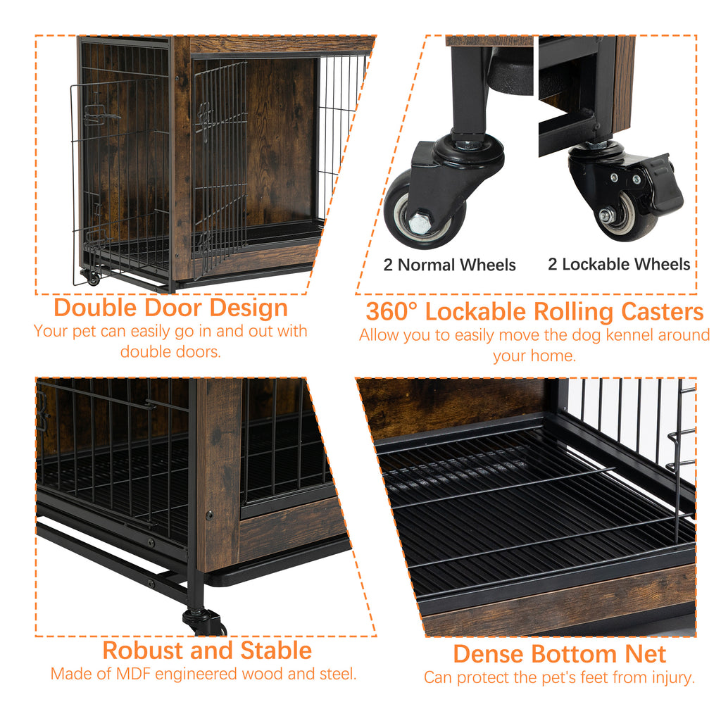 23 Inch Heavy-Duty Dog Crate Furniture
