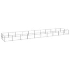 Dog Kennel Silver 215.3 ft² Steel
