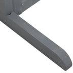 38"-71" Adjustable Wooden Pet Gate for Dogs, Indoor Freestanding Dog Fence for Doorways, Stairs, Gray