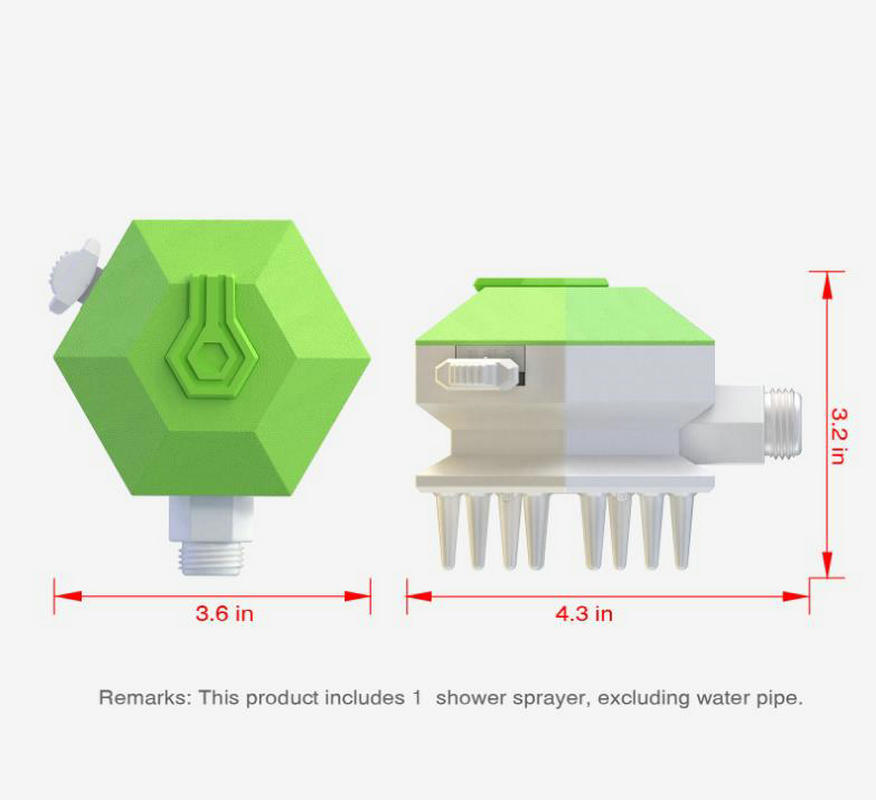 Dog Pet Shower Sprayer Scrubber, 3 Gear in One Pet Bathing & Massaging, Compatible to All Standard Water Tube, New Pets Cleaning Washing Grooming Brush