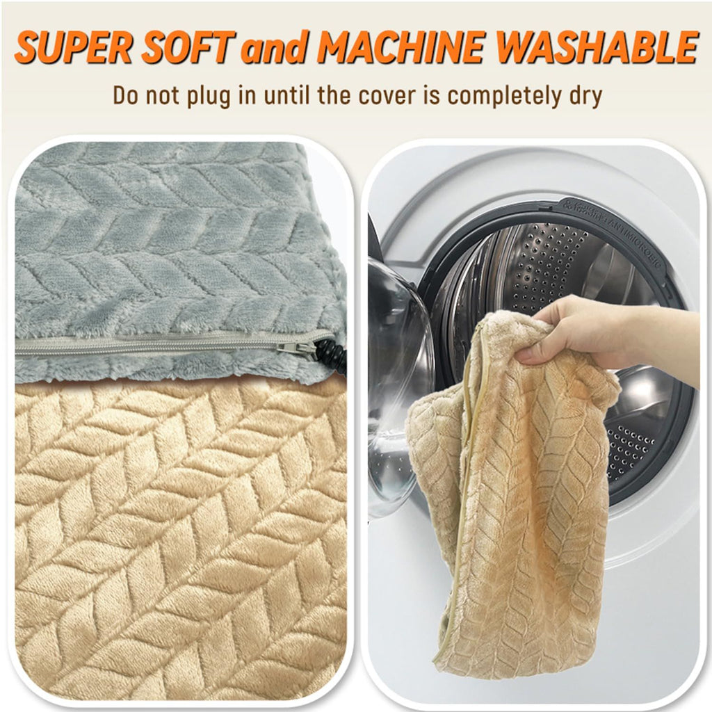 Waterproof Heated Cat Bed with Chew Resistant Cord