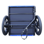 Blue High Quality 16 inch air wheel Pet Bike Trailer for Dogs Foldable Bicycle Pet Trailer