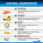 Skin & Coat Chews 9.5 oz jar