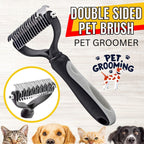 Pet Deshedding Brush Dog Cat Hair Remover Mitt Massage Brush Grooming Brush Comb