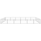 Dog Kennel Silver 258.3 ft² Steel
