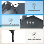 Portable Elevated Outdoor Pet Bed with Removable Canopy Shade