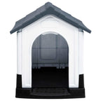 Dog House Gray 22.4"x26.8"x26" Polypropylene