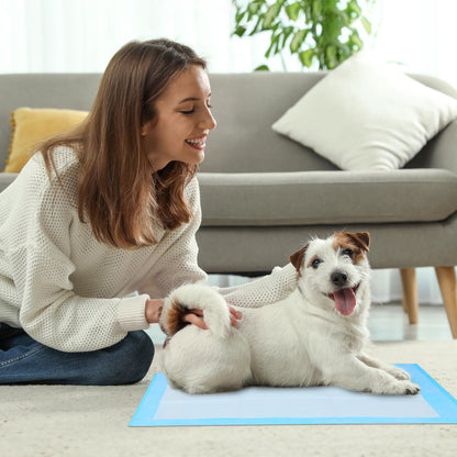 GoofyPet Premium Disposable Training Pads, Pee Pads, 23" x 23" Training Pads, 100 Count Disposable Puppy Pee Pads, Quick Absorb and Odor Control, Manufactured in US