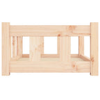 Dog Bed 25.8"x19.9"x11" Solid Wood Pine