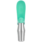 25OZ Portable Dog Water Bottle Foldable Stainless Steel Water Dispenser Leak-Proof Design for Dog Walking Traveling Hiking Outdoor Activities